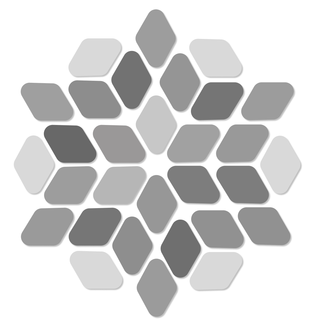 Dentrite's visual representation, it is a hexagon and star made of dimond shaped components